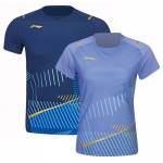 2023 국대용 벡터 셔츠(네이비/바이올렛)-경기용 탁구복